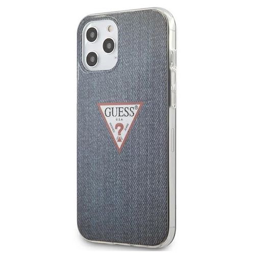 Guess GUHCP12LPCUJULDB iPhone 12 Pro Max 6.7&quot; navy/dark blue hardcase Jeans Collection, Guess 3700740481899 3700740481899