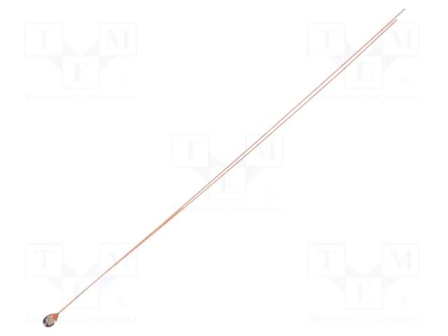 NTC thermistor; 50kΩ; THT; 3990K; -40÷300°C; ±2.5% TEWA TEMPERATURE SENSORS TT2-50KC3-9