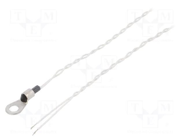 Sensor: temperature; Pt100; 100Ω; cl.B; -20÷125°C; Leads: lead x2 TEWA TEMPERATURE SENSORS TT4MPT100BT125M5