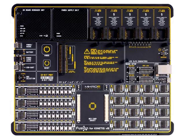Dev.kit: NXP; KINETIS; Comp: MK64FN1M0VDC12; Fusion v8 MIKROE MIKROE-3513