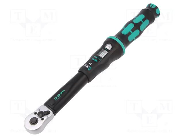 Wrench; torque; 360mm; 10÷50Nm; Mounting: 3/8"; Click-Torque B 1 WERA WERA.TORQUE/B1