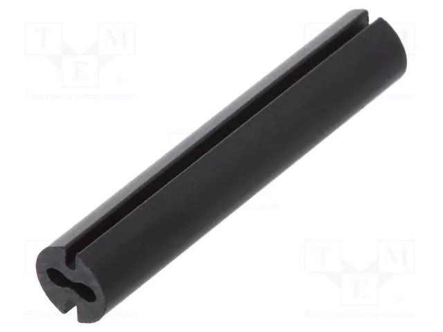 Spacer sleeve; LED; Øout: 4.8mm; ØLED: 3mm; L: 26mm; black; UL94V-0 DREMEC DR8GE04V80543