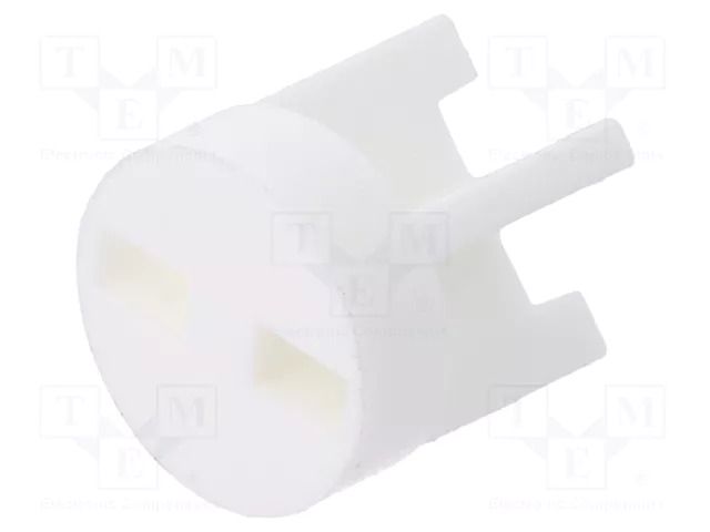 Spacer sleeve; LED; Øout: 6mm; ØLED: 5mm; L: 6.5mm; natural; UL94V-0 DREMEC DR8GE04V80589