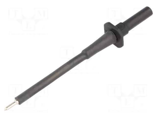 Measuring tip; 10A; black; Socket size: 4mm; Insulation: polyamide SCHÜTZINGER SPS2700NI-SW