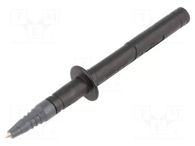 Measuring tip; 32A; 1kVDC; black; Socket size: 4mm; 20mΩ; L: 133mm SCHÜTZINGER SPS7310NI-SW