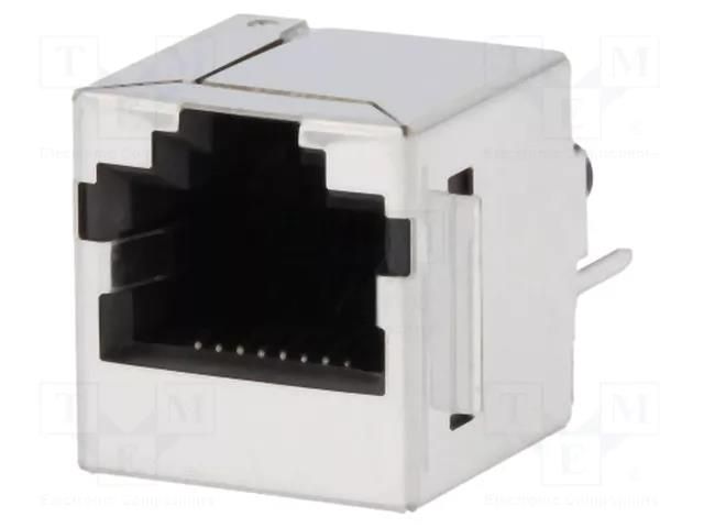 Connector: RJ45; socket; PIN: 8; shielded; 8p8c; on PCBs; THT BEL FUSE SS-650810S-A-FLS