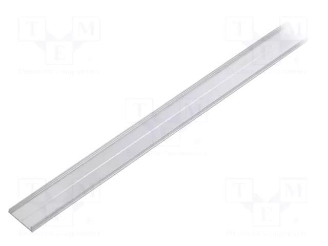 Profiles for LED modules; natural; L: 1m; FIX16; aluminium TOPMET TOP-FIX16-1M