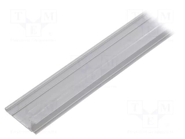 Profiles for LED modules; natural; L: 1m; WALLE12; aluminium TOPMET TOP-WALLE12-1M