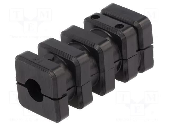 Mounting coupler; for profiles; Mat: polyamide; Int.thread: M6 ELESA+GANTER STE.20X1.0-M6