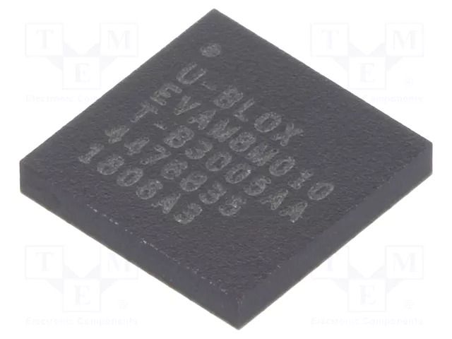 Module: GPS/BEIDOU; ±2.5m; NMEA,RTCM,UBX; -164dBm; 1.65÷3.6VDC u-blox EVA-M8M-0