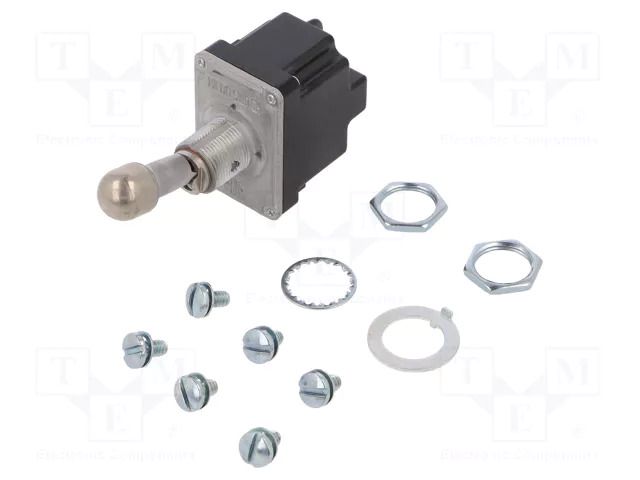 Switch: toggle; Pos: 2; DPDT; ON-ON; 6A/230VAC; 20A/28VDC; TL; IP67 HONEYWELL 2TL1-3D