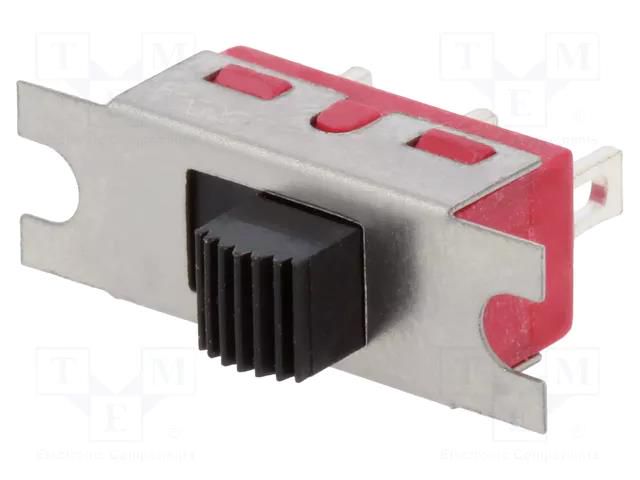 Switch: slide; Pos: 2; SPDT; 6A/120VAC; 6A/28VDC; ON-ON; soldered C&K 1101M1S2ZQE2