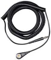COILED GROUND CORD, 7MM SNAP, 12FT 19864