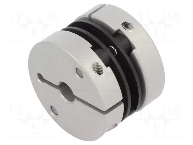 Coupling; Ø1: 6mm; Ø2: 6mm; aluminium,polyamide; -10÷80°C KÜBLER 8.0000.1401.0606