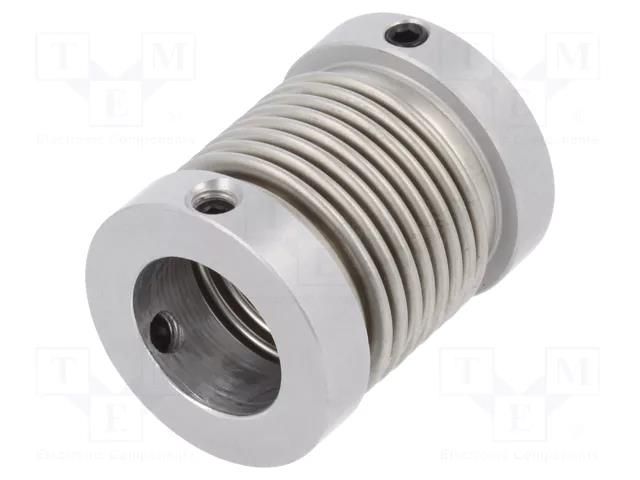 Coupling; Ø1: 15mm; Ø2: 12mm; aluminium,stainless steel; -30÷120°C KÜBLER 8.0000.1502.1512