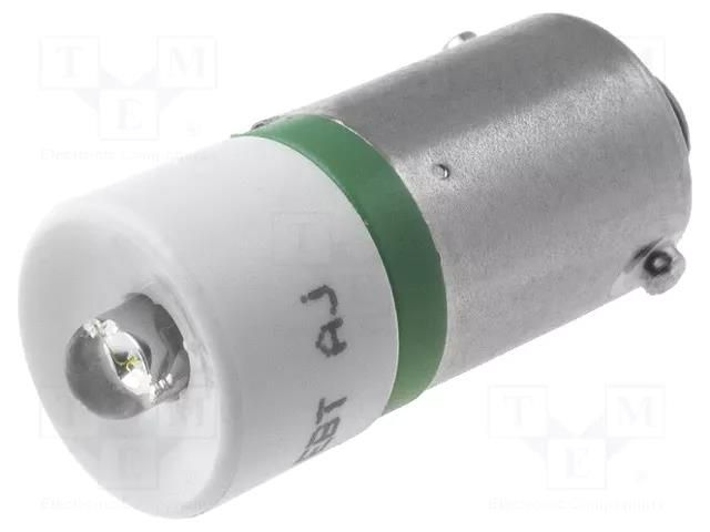 LED lamp; green; BA9S; 230VAC CML INNOVATIVE TECHNOLOGIES 18606231