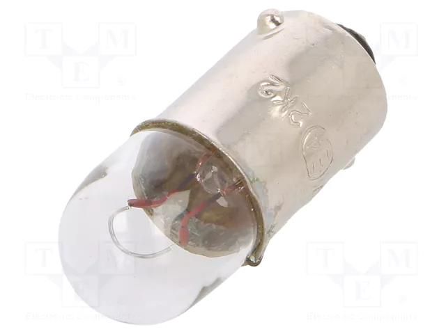 Filament lamp: automotive; BA9S; transparent; 12V; 4W; VISIONPRO ELTA EB0233TB