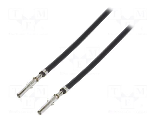 Cable with connectors; Standard .062" female,both sides; 22AWG MOLEX MX-79758-2027