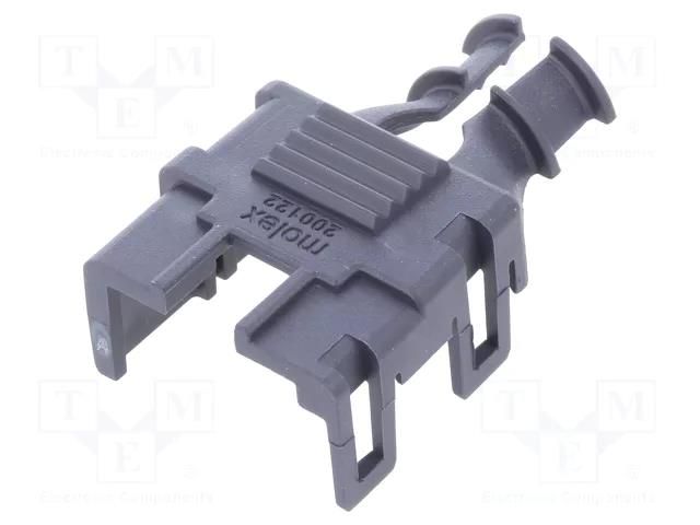 Cable hood and fastener; female; Mega-Fit; PIN: 6; UL94V-2; 2x3 MOLEX MX-200122-0106