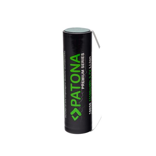 Laetav aku 18650 3.7V 3000mAh 3A Li-ion patarei jooteklemmidega PATONA PT6526 4055655244893