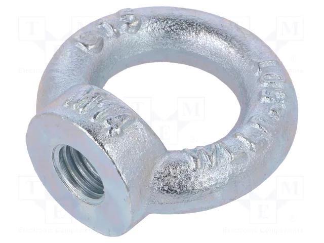 Lifting eye nut; eye; M14; steel; Plating: zinc; DIN 582; 35mm DROMET D-NZU14
