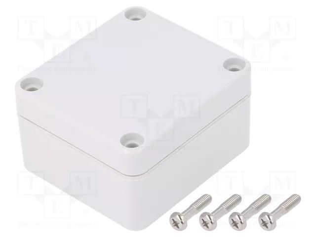 Enclosure: multipurpose; X: 58mm; Y: 64mm; Z: 35mm; polycarbonate GAINTA G201-IP67