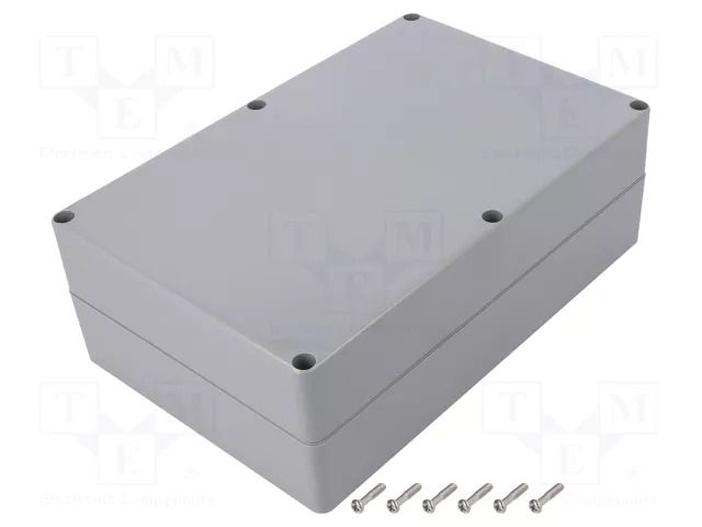 Enclosure: multipurpose; X: 146mm; Y: 222mm; Z: 75mm; ABS; dark grey GAINTA G353-IP67