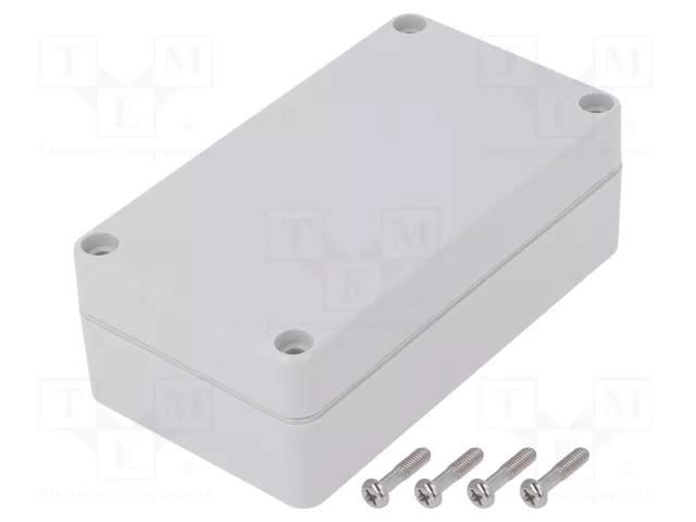 Enclosure: multipurpose; X: 65mm; Y: 115mm; Z: 40mm; polycarbonate GAINTA G203-IP67