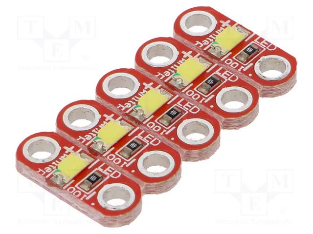 Module robotics: LED; 3÷5VDC; 12.7x5.2mm; 0.04A; Colour: white OKYSTAR OKY3217
