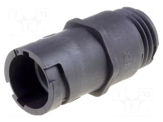 Connector: circular; plug; female; PIN: 4; w/o contacts; for cable TE Connectivity MCPC-1445389-3