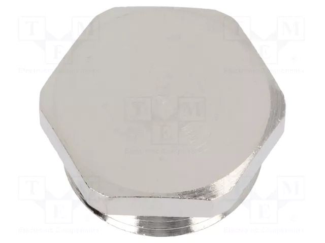 Stopper; M20; 1.5; IP54; brass; Plating: nickel; V-NE-Ms HUMMEL HUMMEL-1155200050
