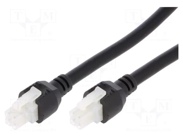 Cable; Mini-Fit Jr; female; PIN: 4; Len: 2m; 7.5A; Insulation: PVC MOLEX MX-245135-0420