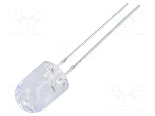 CRLED; blue (ice blue); 8mm; 10000mcd; 30°; Front: convex OPTOSUPPLY OSB64L8B31B-CR18