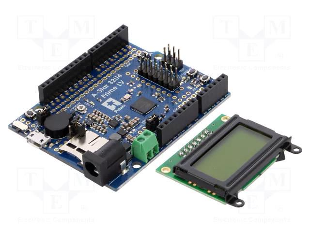 A-Star 32U4 Prime; USB micro; ATMEGA32U4; 2÷16VDC; PWM: 7; LV POLOLU POLOLU-4009