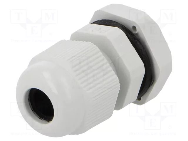 Cable gland; PG7; IP68; polyamide; grey PAWBOL PW-D.3070