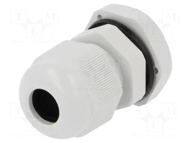 Cable gland; M16; 1.5; IP68; polyamide; grey PAWBOL PW-D.3089