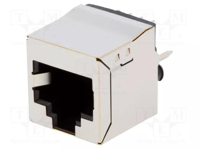 Connector: RJ45; socket; PIN: 8; shielded; 8p8c; THT; straight ENCITECH RJJ88NFVS