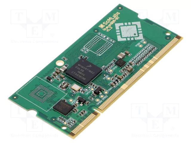 SOM; integrated compute module; Cortex M7; SO DIMM 200; 528MHz SOMLABS RT62528C0R4Q0SFI