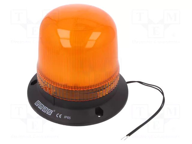 Signaller: lighting; yellow; IT; 12÷24VDC; 12÷24VAC; 3.4W; 120mm EMAS T0-IT120Y024