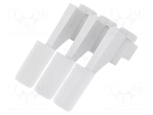 Stopper; UL94V-0; ABS; 20pcs. KRADEX ZDPLUG-5.08-ABS-V0