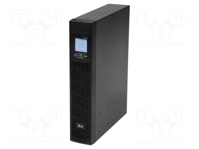 Power supply: UPS; 800W; 1kVA; 230V; IEC C13 x3,USB B socket x2 IPS RTS-LI-1K0-2U-LCD