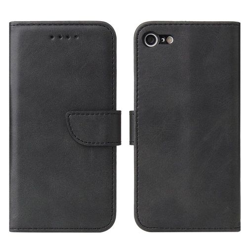 Magnet Case Elegant Case Cover Flip Cover iPhone SE 2022 / SE 2020 / iPhone 8 / iPhone 7 Black, Hurtel 9111201920941 9111201920941