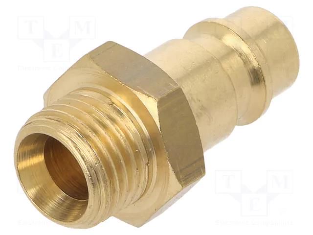 Thread plug-in EURO; nipple; brass; Ext.thread: 1/4" METABO MTB.901025983