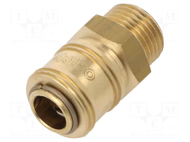 Quick connection coupling EURO; brass; Ext.thread: 1/2" METABO MTB.901025908