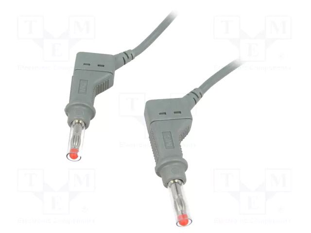 Test lead; 32A; banana plug 4mm,both sides; Urated: 600V; Len: 2m STÄUBLI XZG425/SIL-20028