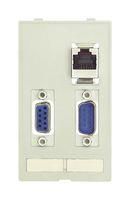 DATA MODULE INSERT, CAT5E, RJ45 DB9 FXM 39500030111