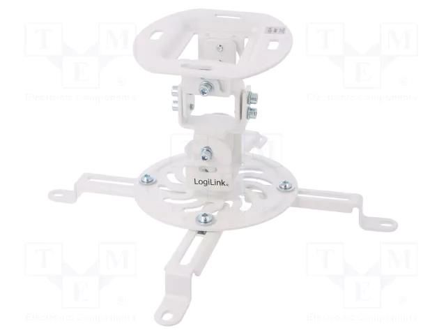 Holder; 13.5kg; Arm len: 150mm; white; Mount.hole diam: 54÷320mm LOGILINK BP0057