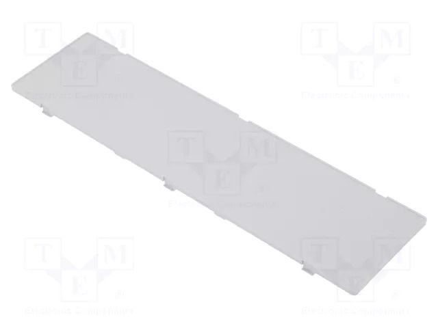 Stopper; UL94V-0; grey; ABS KRADEX ZDFJ1009-ABS-V0