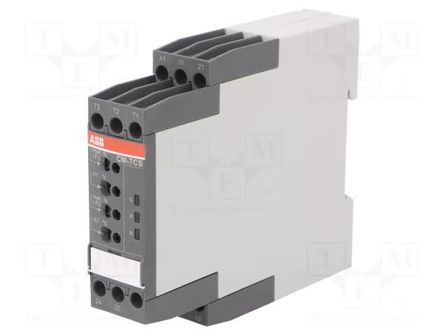 Temperature monitoring relay; temperature; 24VAC; 24VDC; CM-TCS ABB 1SVR730740R9300