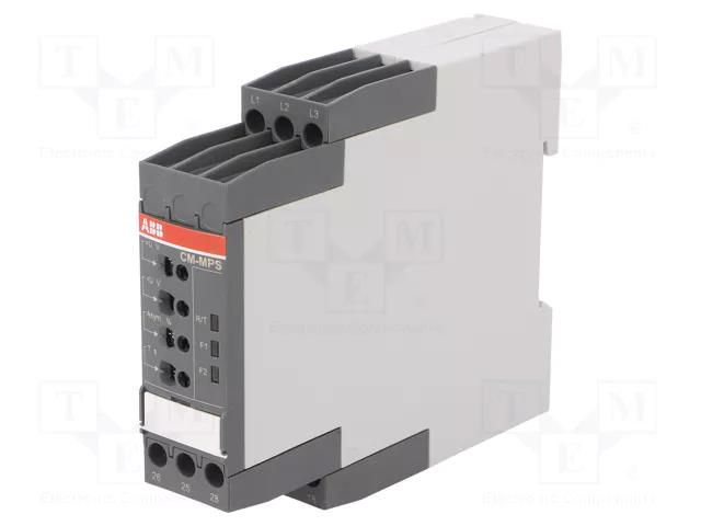 Voltage monitoring relay; for DIN rail mounting; CM-MPS; DPDT ABB 1SVR730884R4300